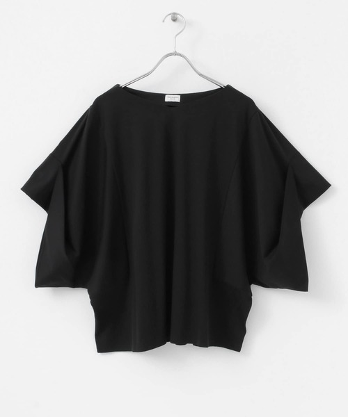 URBAN RESEARCH DOORS（アーバンリサーチドアーズ）の「変形スリーブプルオーバー（Tシャツ/カットソー・レディース・ブラック/オフホワイト/ライトベージュ・ONE）」の20枚目の写真