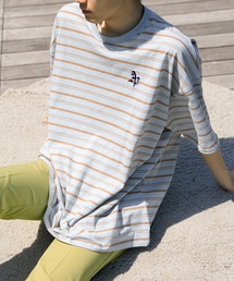 Adoon plain（アドーンプレーン）の「【Adoon plain】ボーダーTシャツ（Tシャツ/カットソー・メンズ）」