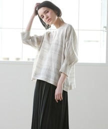 Pao de lo | ぽこぽこノットボーダープルオーバー(シャツ/ブラウス)