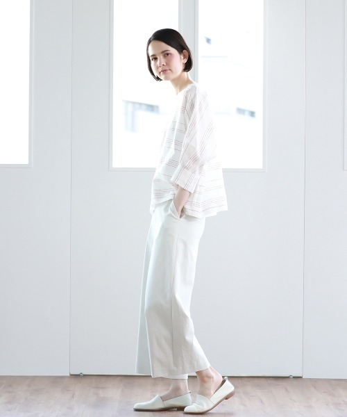 Pao de lo（パオデロ）の「ぽこぽこノットボーダープルオーバー（シャツ/ブラウス・レディース・ベージュ系その他/レッド系その他/ブラック系その他・9号/7号）」の14枚目の写真