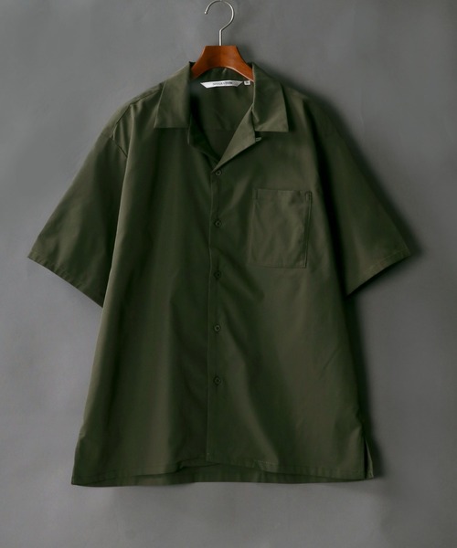 SITRY（シトリー）の「ナチュラルストレッチ オープンカラーシャツ＆テーパードショーツ セットアップ ＆エコバック/ワンマイルウェア（セットアップ・メンズ・ブラック/ネイビー/カーキ/ベージュ・M/XL/L）」の18枚目の写真