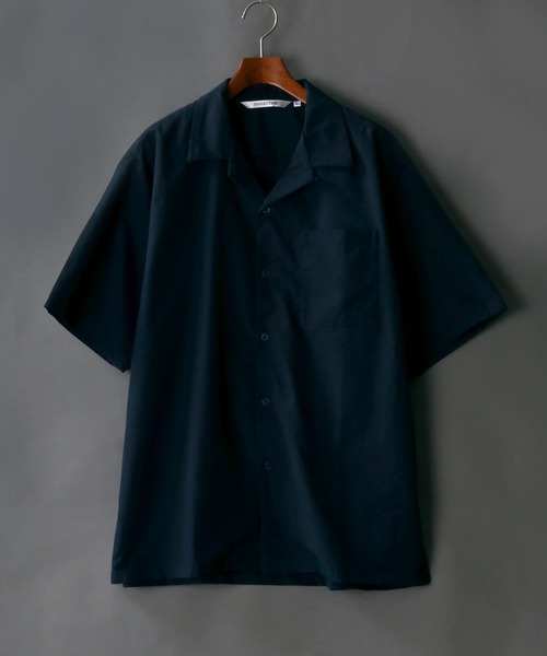 SITRY（シトリー）の「ナチュラルストレッチ オープンカラーシャツ＆テーパードショーツ セットアップ ＆エコバック/ワンマイルウェア（セットアップ・メンズ・ブラック/ネイビー/カーキ/ベージュ・M/XL/L）」の20枚目の写真