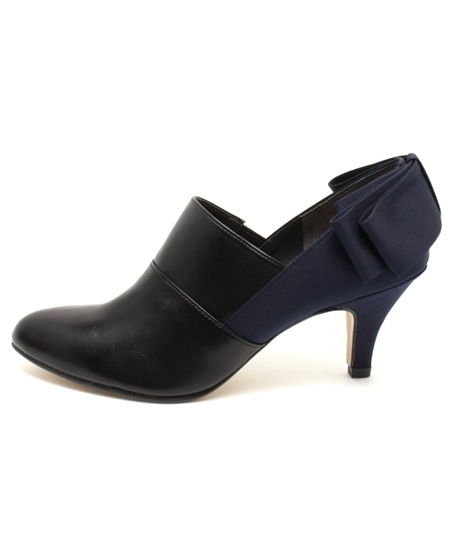 LE TALON（ルタロン）の「◇6.5cmランダムプリーツショートブーツ（ブーティ・レディース・ブラック/ブラック系その他/チャコールグレー・38/37.5/36.5/35.5）」の4枚目の写真