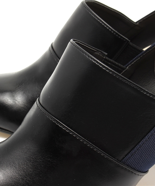 LE TALON（ルタロン）の「◇6.5cmランダムプリーツショートブーツ（ブーティ・レディース・ブラック/ブラック系その他/チャコールグレー・38/37.5/36.5/35.5）」の10枚目の写真