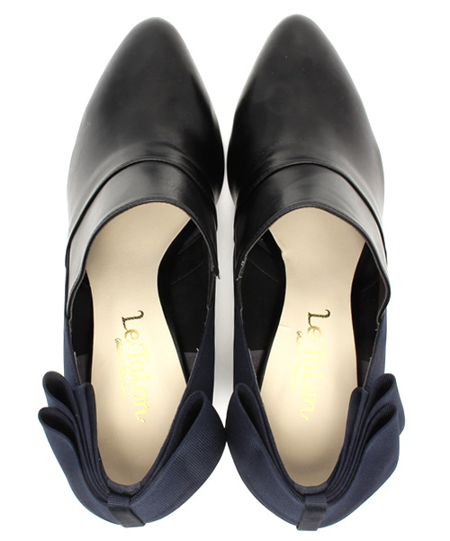 LE TALON（ルタロン）の「◇6.5cmランダムプリーツショートブーツ（ブーティ・レディース・ブラック/ブラック系その他/チャコールグレー・38/37.5/36.5/35.5）」の11枚目の写真