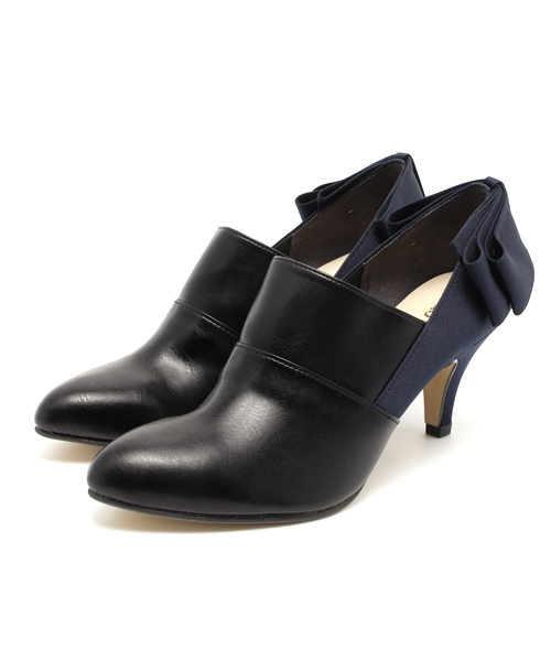 LE TALON（ルタロン）の「◇6.5cmランダムプリーツショートブーツ（ブーティ・レディース・ブラック/ブラック系その他/チャコールグレー・38/37.5/36.5/35.5）」の12枚目の写真