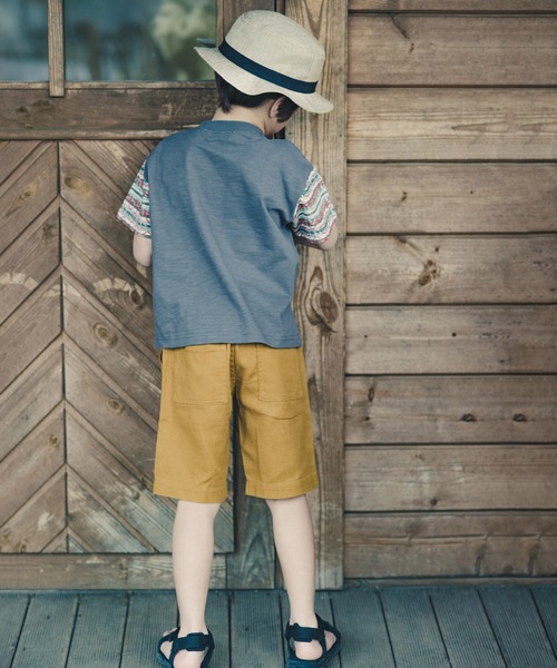 RADCHAP（ラッドチャップ）の「【爽パン】ガチャベルト付きハーフパンツ（その他パンツ・キッズ・チャコールグレー/パープル/キャメル・90cm/110cm/100cm/120cm/130cm/140cm/150cm）」の5枚目の写真