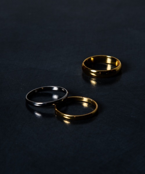 Genri（ゲンリ）の「Genri プレーンリング plane Ring_gri-R-003_004 【細身TYPE】幅0.2cm と【やや細身TYPE】幅0.3cm（リング・メンズ・ブラック/ブラック系その他/シルバー/シルバー系その他/ゴールド/ゴールド系その他・15 /13/11）」の16枚目の写真