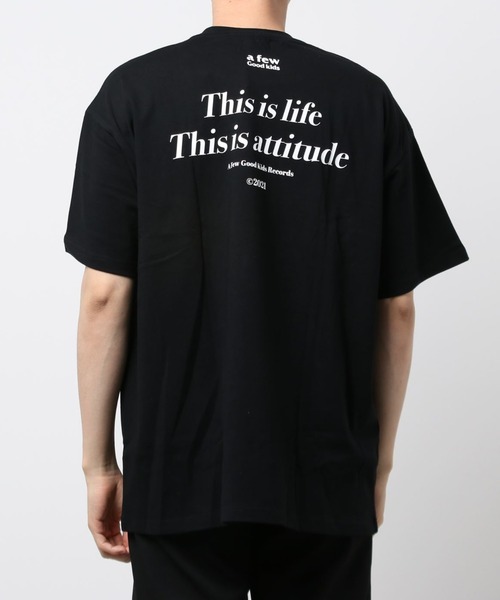 L.H.P（エルエイチピー）の「AFEWGOODKIDS/アフューグッドキッズ/エイトボールTシャツ/8 Ball Tee（Tシャツ/カットソー・メンズ・ブラック・LARGE/X-LARGE）」の3枚目の写真