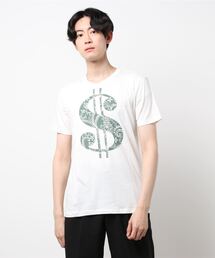 【PAZZO×EYE AM】 ドルマーク柄Pt Tシャツ