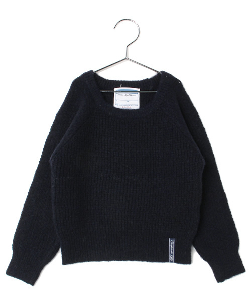 CIAOPANIC TYPY（チャオパニックティピー）の「【KIDS】ワッフルクループルオーバー（ニット/セーター・キッズ・その他19/ホワイト/ネイビー/グレー・105/135/125/115/95）」の3枚目の写真