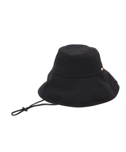 DRESKIP（ドレスキップ）の「◆エッジアップつば広日よけハット（ハット・レディース・ベージュ/ブラック/ブルー・00）」の2枚目の写真