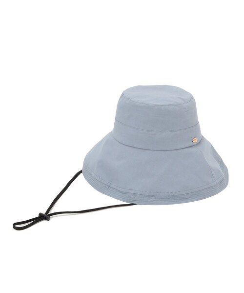 DRESKIP（ドレスキップ）の「◆エッジアップつば広日よけハット（ハット・レディース・ベージュ/ブラック/ブルー・00）」の4枚目の写真