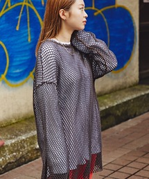 CREOLME | (CREOLME)メッシュプルオーバー(その他トップス)