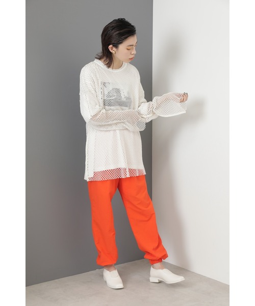 CREOLME（クレオルム）の「(CREOLME)メッシュプルオーバー（その他トップス・レディース・パープル/ブラウン/ホワイト系その他・ONE SIZE）」の10枚目の写真