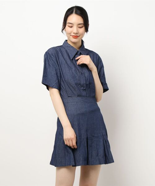 aimoha（アイモハ）の「デニムミニワンピース (SS)（ワンピース・レディース・ブルー・SMALL/MEDIUM）」の19枚目の写真