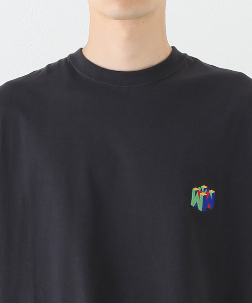 RELAXFIT(リラックスフィット)の「【RELAXFIT / リラックスフィット 】WISM 別注 RAINBOW ROGO T-SHIRT(Tシャツ/カットソー・メンズ・ホワイト/ブラック・LARGE/X-LARGE)」の10枚目の写真