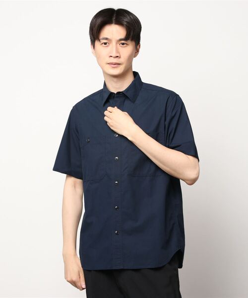 SHIPS(シップス)の「SHIPS: ミリタリー タイプライター レギュラーカラーシャツ S/S(シャツ/ブラウス・メンズ・ベージュ/オリーブ/ネイビー・SMALL/MEDIUM/X-LARGE/LARGE)」の3枚目の写真