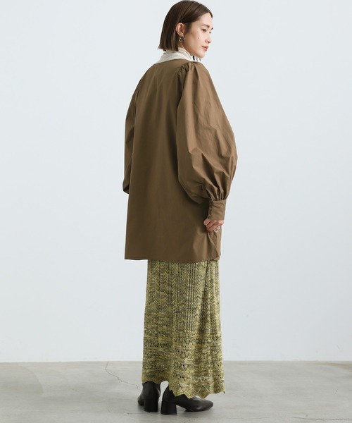 select MOCA(セレクトモカ)の「2021 AW ブロードボリュームスリーブスキッパーブラウス(シャツ/ブラウス・レディース・ブラック/ブラウン/グレイッシュベージュ・FREE)」の10枚目の写真