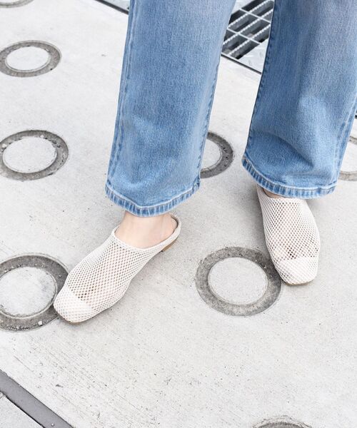 SHIPS（シップス）の「メッシュスリッポン◇（スリッポン・レディース・ブラック/ベージュ・36/37/38）」の2枚目の写真