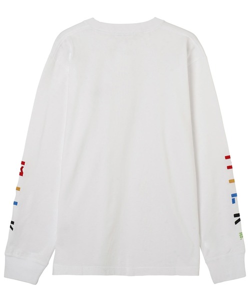 MILKFED.(ミルクフェド)の「LS TEE SLEEVE EMBROIDERED LOGO(Tシャツ/カットソー・レディース・ホワイト/ブラック/ブラウン/ライトパープル/ネイビー・ONE SIZE)」の10枚目の写真