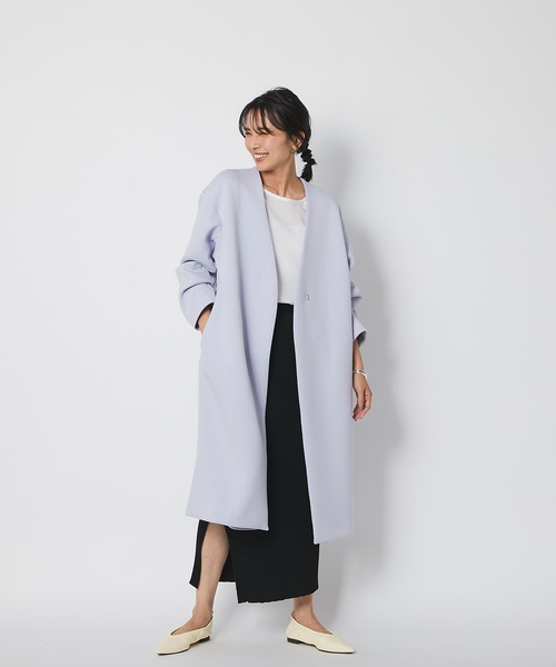 RIVE DROITE（リヴドロワ）の「こなれた雰囲気を演出　コットンジョーゼットランタンスリーブブラウス（シャツ/ブラウス・レディース・オフホワイト/ブラック/レッド・FREE）」の20枚目の写真