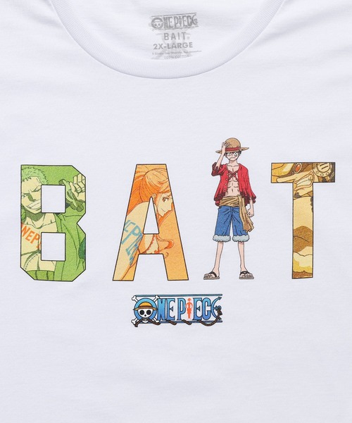 BAIT（ベイト）の「【2107_OPC】ONEPIECE BAIT LOGO LUFFY TEE 216-OPC-TEE-004（Tシャツ/カットソー・メンズ・ホワイト・LARGE/X-LARGE/MEDIUM）」の5枚目の写真