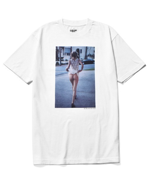 MINEDENIM（マインデニム）の「Davide Sorrenti × Stie-lo Jaime Flashing Bum T-SH（Tシャツ/カットソー・メンズ・ホワイト/ブラック・M/L/XL）」の2枚目の写真