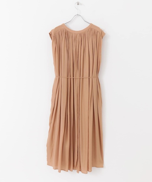 URBAN RESEARCH ROSSO（アーバンリサーチロッソ）の「モダールヘリンボーンノースリーブワンピース（ワンピース・レディース・ブラウン系その他/ベージュ系その他・FREE）」の8枚目の写真