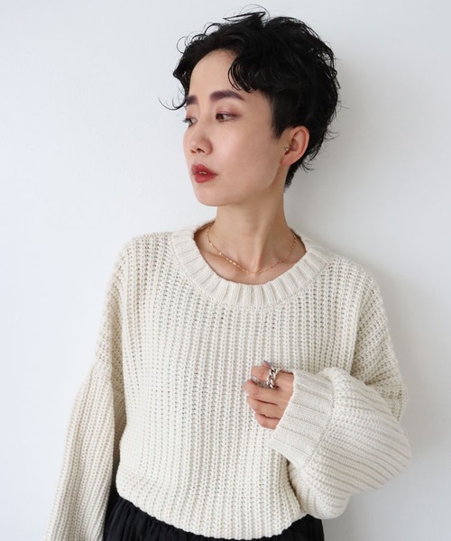 DONOBAN(ドノバン)の「シルバー925 ペタルチェーンネックレス(ネックレス・レディース・シルバー/ピンクゴールド・F)」の7枚目の写真