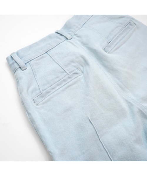 flower（フラワー）の「ピンタックデニムパンツ（デニムパンツ・レディース・ネイビー/ホワイト・MEDIUM/SMALL）」の20枚目の写真