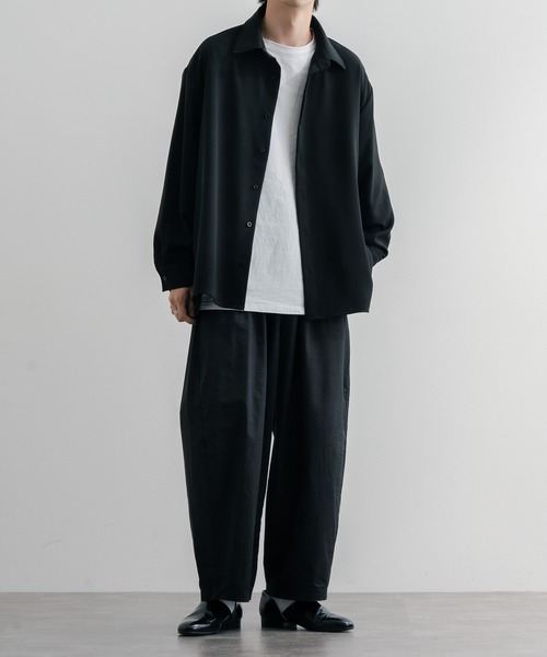 epnok(エプノック)の「サイドボタンオープンシャツ(シャツ/ブラウス・メンズ・ブラック/ナチュラル・SMALL/MEDIUM/LARGE)」の22枚目の写真