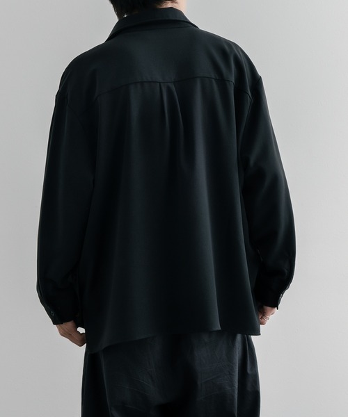 epnok(エプノック)の「サイドボタンオープンシャツ(シャツ/ブラウス・メンズ・ブラック/ナチュラル・SMALL/MEDIUM/LARGE)」の21枚目の写真