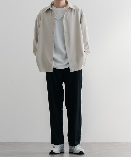 epnok(エプノック)の「サイドボタンオープンシャツ(シャツ/ブラウス・メンズ・ブラック/ナチュラル・SMALL/MEDIUM/LARGE)」の9枚目の写真