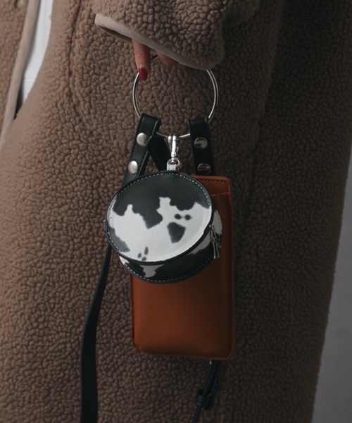 ap retro(アプレトロ)の「リングショルダーバック(ハンドバッグ・レディース・ホワイト/モカ/ブラック/オレンジ/サックスブルー・FREE)」の10枚目の写真