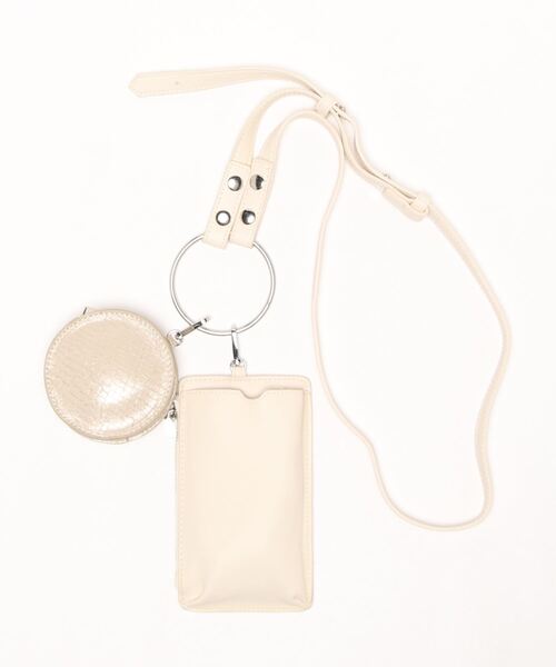 ap retro(アプレトロ)の「リングショルダーバック(ハンドバッグ・レディース・ホワイト/モカ/ブラック/オレンジ/サックスブルー・FREE)」の12枚目の写真