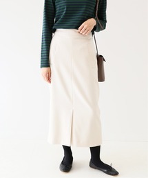 SLOBE IENA | Super100 ウォッシャブルフラノタイトスカート【手洗い可能】◆(スカート)