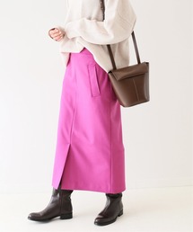 SLOBE IENA | Super100 ウォッシャブルフラノタイトスカート【手洗い可能】◆(スカート)