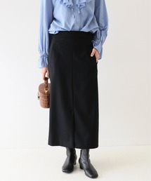 SLOBE IENA | Super100 ウォッシャブルフラノタイトスカート【手洗い可能】◆(スカート)