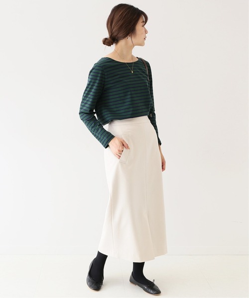 SLOBE IENA（スローブイエナ）の「Super100 ウォッシャブルフラノタイトスカート【手洗い可能】◆（スカート・レディース・ブラック/ピンク/ブルー/ナチュラル・40/38/36）」の12枚目の写真