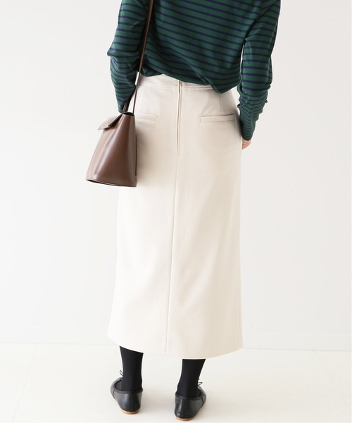 SLOBE IENA（スローブイエナ）の「Super100 ウォッシャブルフラノタイトスカート【手洗い可能】◆（スカート・レディース・ブラック/ピンク/ブルー/ナチュラル・40/38/36）」の16枚目の写真