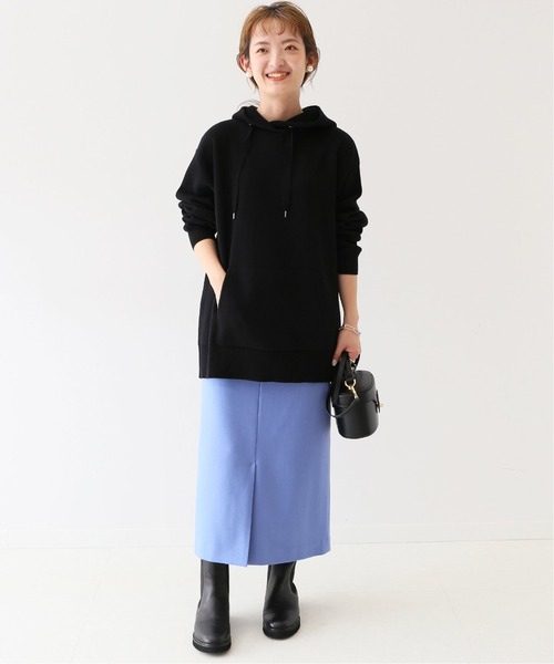 SLOBE IENA（スローブイエナ）の「Super100 ウォッシャブルフラノタイトスカート【手洗い可能】◆（スカート・レディース・ブラック/ピンク/ブルー/ナチュラル・40/38/36）」の18枚目の写真