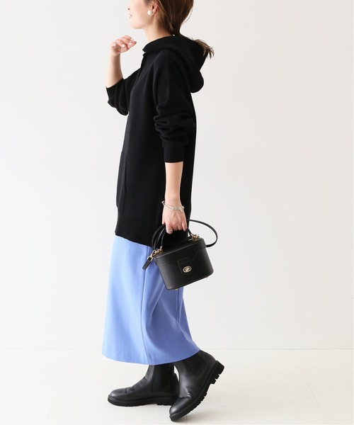 SLOBE IENA（スローブイエナ）の「Super100 ウォッシャブルフラノタイトスカート【手洗い可能】◆（スカート・レディース・ブラック/ピンク/ブルー/ナチュラル・40/38/36）」の19枚目の写真