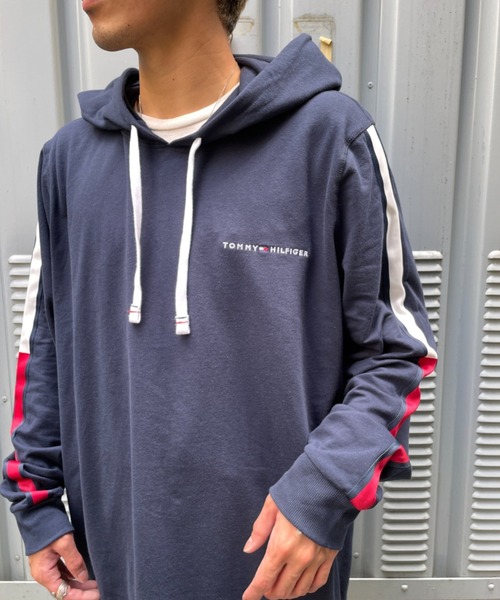 セール Tommy Co Hilfiger Essentials Hilfiger トミーヒルフィガー のパーカー トミーヒルフィガー メンズ フード付きスエット Moden Terry パーカー French Essentials Hilfiger トミーヒルフィガー のファッション Tommy