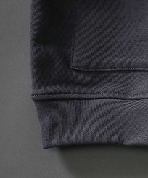 SITRY(シトリー)の「wide silhouette china sweat cardigan/ワイドシルエット チャイナ スウェット ルーズカーディガン/カーデ(カーディガン/ボレロ・メンズ・チャコールグレー/ブルーグレー/グリーン・M/L)」の11枚目の写真