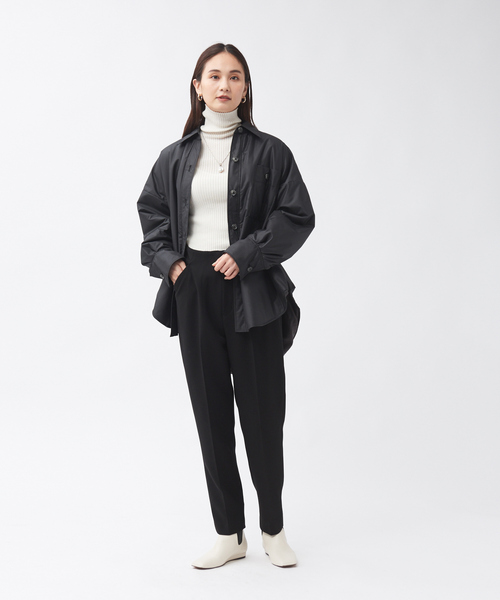 qualite（カリテ）の「【定番】【新色登場】シームレスタートルニット（ニット/セーター・レディース・ホワイト/ブラック/ブルー/オレンジ系その他・フリー）」の18枚目の写真