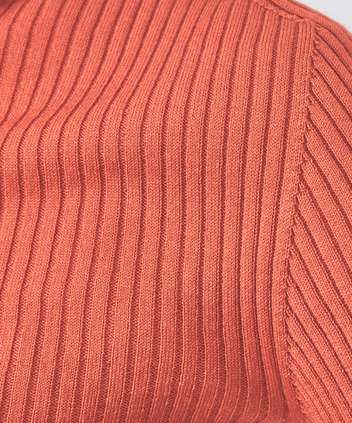 qualite（カリテ）の「【定番】【新色登場】シームレスタートルニット（ニット/セーター・レディース・ホワイト/ブラック/ブルー/オレンジ系その他・フリー）」の22枚目の写真