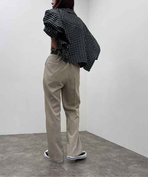 apres jour mignon(アプレジュールミニョン)の「センタープレスパンツ【ZOZOTOWN限定アイテム】(その他パンツ・レディース・ベージュ/ブラック系その他/ネイビー・MEDIUM/SMALL/X-LARGE)」の16枚目の写真