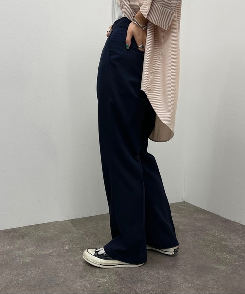 apres jour mignon(アプレジュールミニョン)の「センタープレスパンツ【ZOZOTOWN限定アイテム】(その他パンツ・レディース・ベージュ/ブラック系その他/ネイビー・MEDIUM/SMALL/X-LARGE)」の18枚目の写真