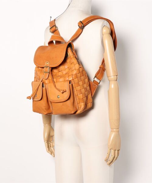 zucchero filato/ズッケロフィラート カウレザーメッシュ リュック